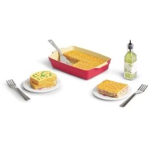 American Girl Doll Lasagna Dinner Set Accessories